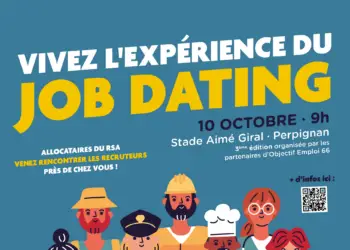 Job dating pour les bénéficiaires du RSA au stade Aimé-Giral à Perpignan mardi 10 octobre