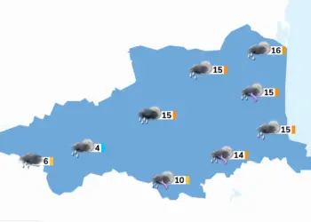 Météo du lundi 30 octobre : lente dégradation avec pluies en fin de journée