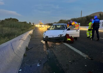 Accident sur la RD900A entre la clinique Saint-Pierre et Saint-Charles
