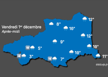 Météo du vendredi 1er décembre