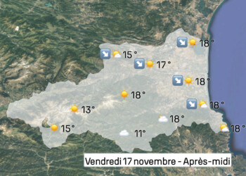 Météo du vendredi 17 novembre dans les Pyrénées-Orientales : entre éclaircies et voile nuageux