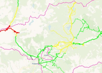 Circulation délicate sur les routes autours de Mont-Louis, Font-Romeu et dans le Capcir