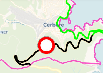 RD914: fermeture de la section Cerbère – Frontière Espagnole à cause du vent violent