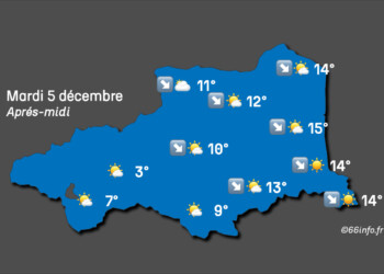 Météo du mardi 5 décembre