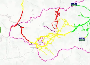 Circulation difficile sur la montagne catalane ce jeudi 14 décembre