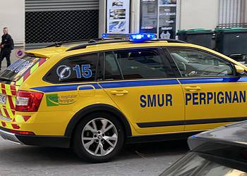 Un grave accident sur une petite route entre Perpignan et Villeneuve-de-la-Raho