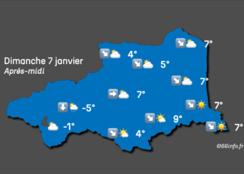 Météo du dimanche 7 janvier dans les Pyrénées-Orientales : froid et tramontane