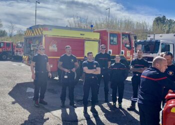 Les pompiers des Pyrénées-Orientales en renfort dans le Gard pour les inondations